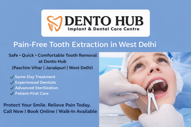 Tooth Extraction in West Delhi | Painless Tooth Removal – Dento Hub
